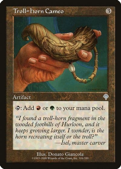 Troll Horn Cameo Invasion Magic card