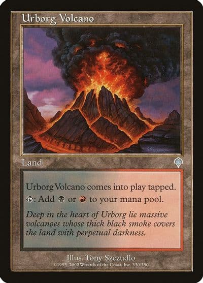 Urborg Volcano Invasion Magic card