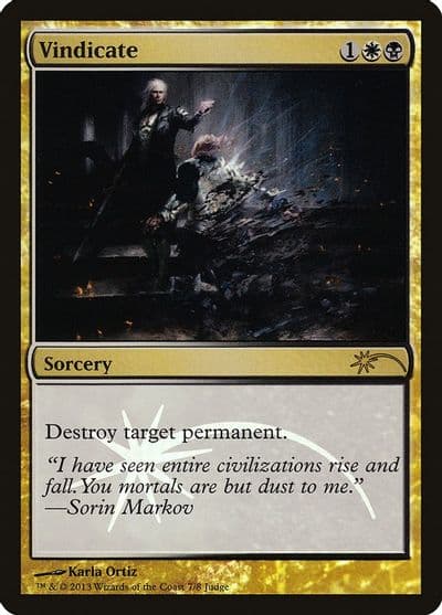 Vindicate 2013 Judge Promos Magic card