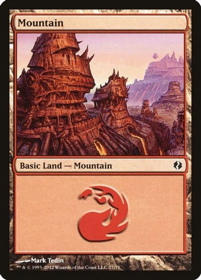 Mountain 77 Duel Decks: Venser vs. Koth Magic card