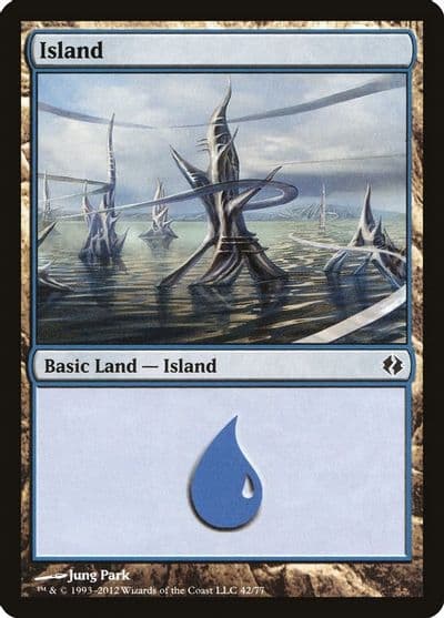 Island 42 Duel Decks: Venser vs. Koth Magic card