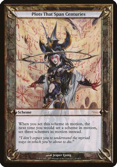 Plots That Span Centuries Release Event Promo Oversize Cards Magic card
