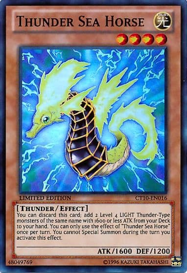 Thunder Sea Horse 2013 Collectors Tins Yu-Gi-Oh! card