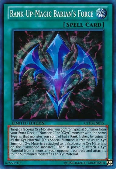 Rank Up Magic Barians Force 2013 Collectors Tins Yu-Gi-Oh! card