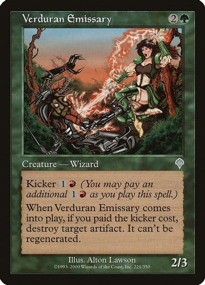 Verduran Emissary Invasion Magic card