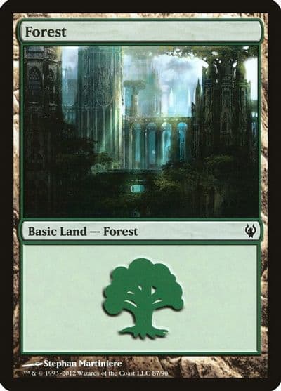 Forest 87 Duel Decks: Izzet vs. Golgari Magic card