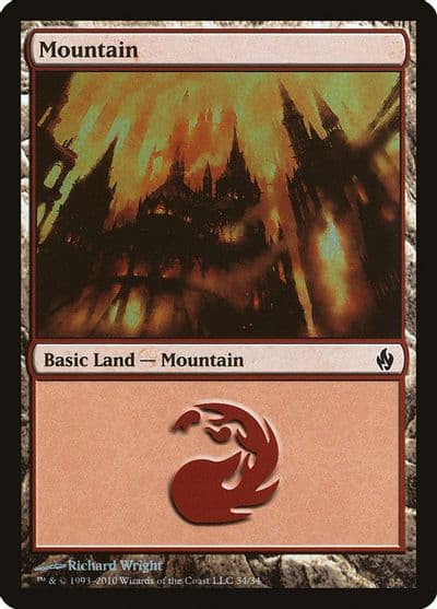Mountain 34 Premium Deck Series: Fire and Lightning Magic card