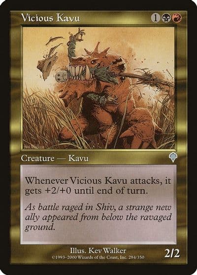 Vicious Kavu Invasion Magic card