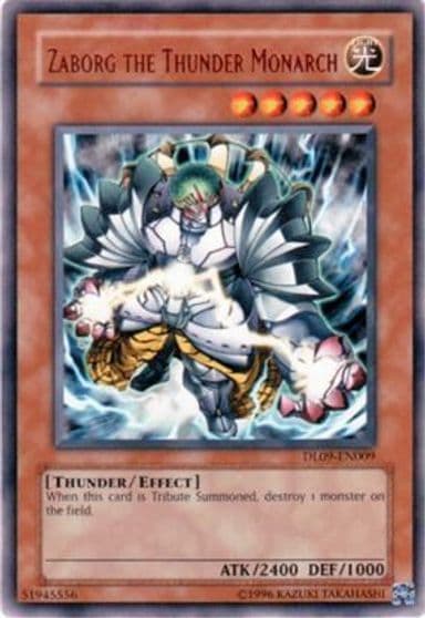 Zaborg the Thunder Monarch Blue Duelist League Promo Yu-Gi-Oh! card