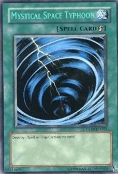Mystical Space Typhoon Blue Duelist League Promo Yu-Gi-Oh! card