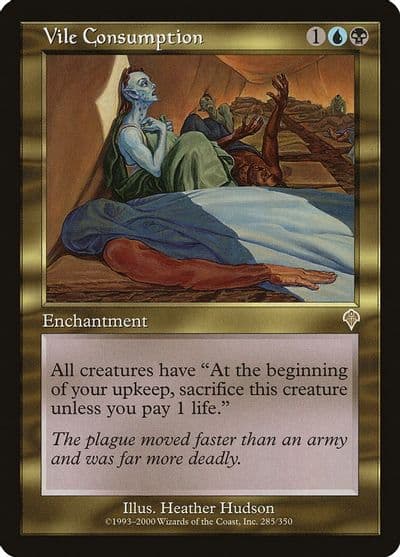 Vile Consumption Invasion Magic card