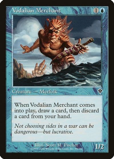 Vodalian Merchant Invasion Magic card