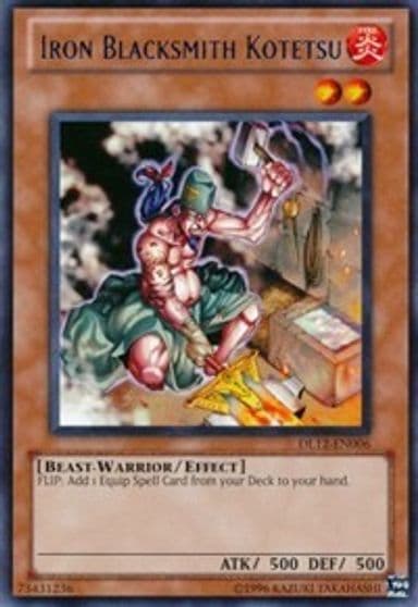 Iron Blacksmith Kotetsu Red Duelist League Promo Yu-Gi-Oh! card