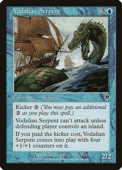Vodalian Serpent Invasion Magic card