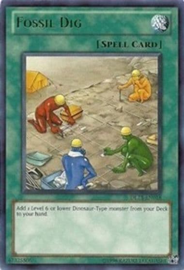 Fossil Dig Red Duelist League Promo Yu-Gi-Oh! card