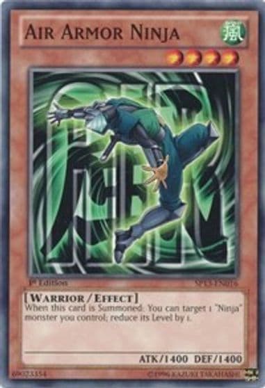 Air Armor Ninja Star Pack 2013 Yu-Gi-Oh! card