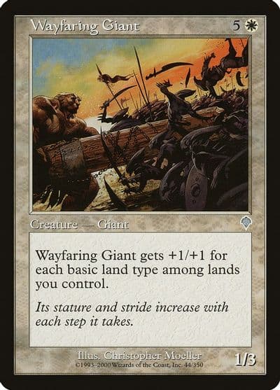 Wayfaring Giant Invasion Magic card