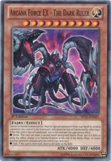 Arcana Force EX The Dark Ruler Star Pack 2013 Yu-Gi-Oh! card