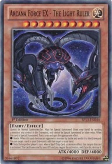 Arcana Force EX The Light Ruler Star Pack 2013 Yu-Gi-Oh! card
