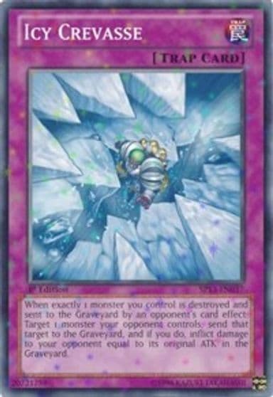 Icy Crevasse Starfoil Star Pack 2013 Yu-Gi-Oh! card