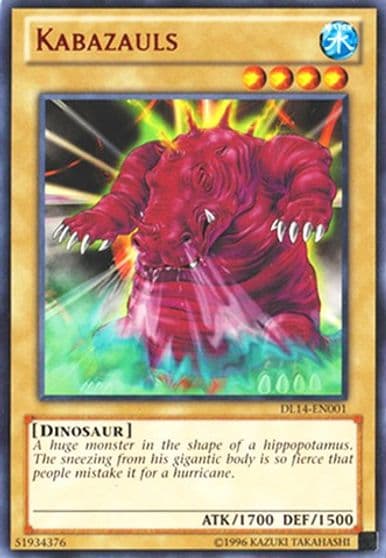 Kabazauls Red Duelist League Promo Yu-Gi-Oh! card