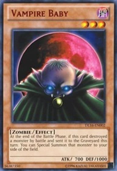 Vampire Baby Red Duelist League Promo Yu-Gi-Oh! card