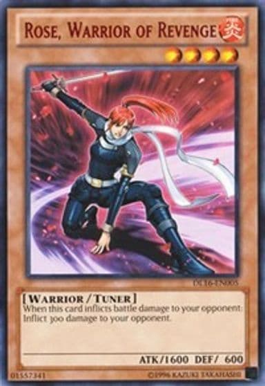 Rose Warrior of Revenge Red Duelist League Promo Yu-Gi-Oh! card