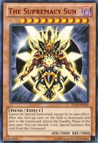 The Supremacy Sun Red Duelist League Promo Yu-Gi-Oh! card