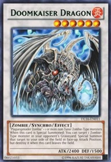 Doomkaiser Dragon Green Duelist League Promo Yu-Gi-Oh! card