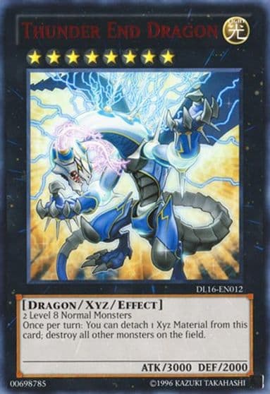 Thunder End Dragon Red Duelist League Promo Yu-Gi-Oh! card