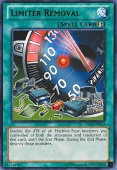 Limiter Removal Green Duelist League Promo Yu-Gi-Oh! card