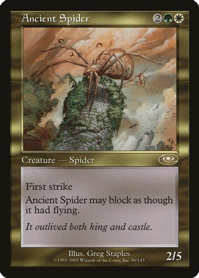 Ancient Spider Planeshift Magic card