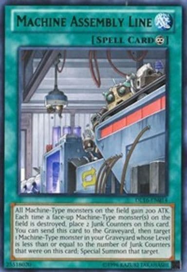 Machine Assembly Line Green Duelist League Promo Yu-Gi-Oh! card