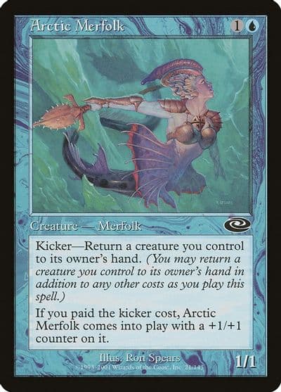 Arctic Merfolk Planeshift Magic card
