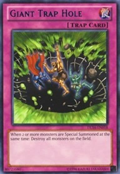 Giant Trap Hole Blue Duelist League Promo Yu-Gi-Oh! card
