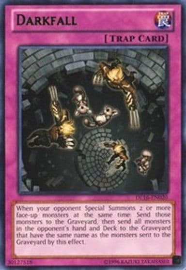 Darkfall Green Duelist League Promo Yu-Gi-Oh! card