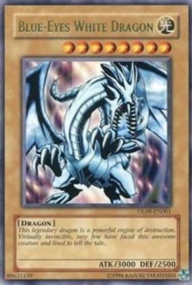 Blue Eyes White Dragon Green Duelist League Promo Yu-Gi-Oh! card