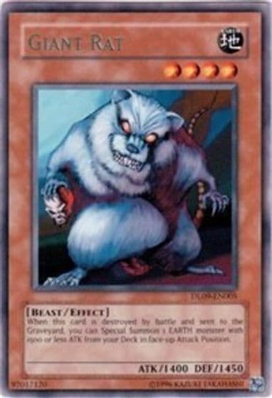 Giant Rat Green Duelist League Promo Yu-Gi-Oh! card