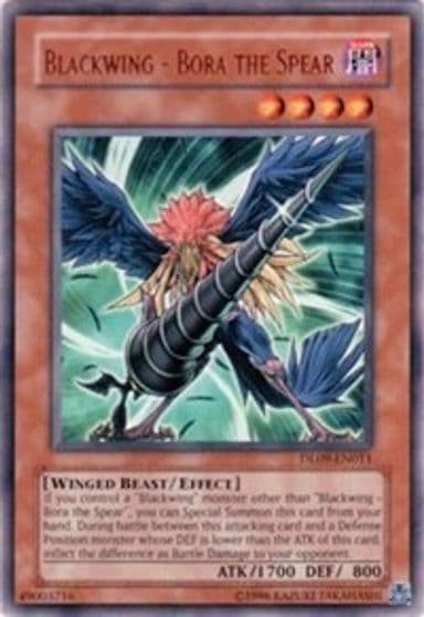 Blackwing Bora the Spear Bronze Duelist League Promo Yu-Gi-Oh! card