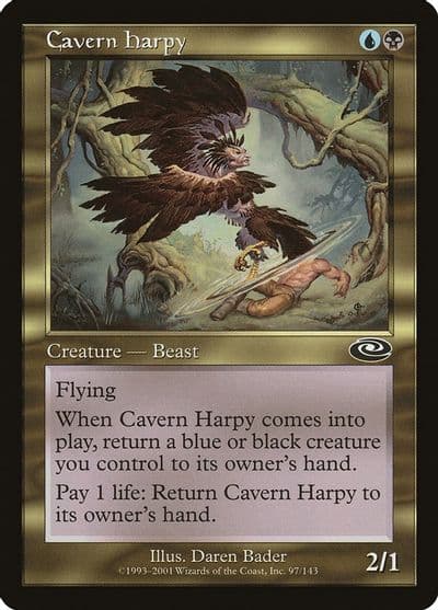 Cavern Harpy Planeshift Magic card