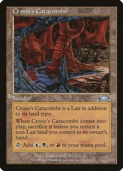 Crosiss Catacombs Planeshift Magic card