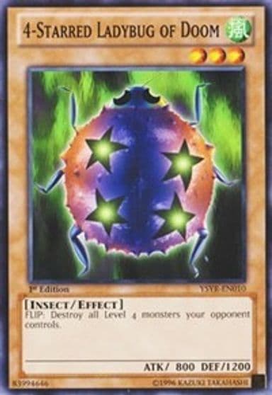 4 Starred Ladybug of Doom Starter Deck: Yugi Reloaded Yu-Gi-Oh! card