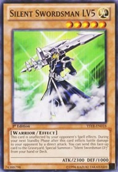 Silent Swordsman LV5 Starter Deck: Yugi Reloaded Yu-Gi-Oh! card