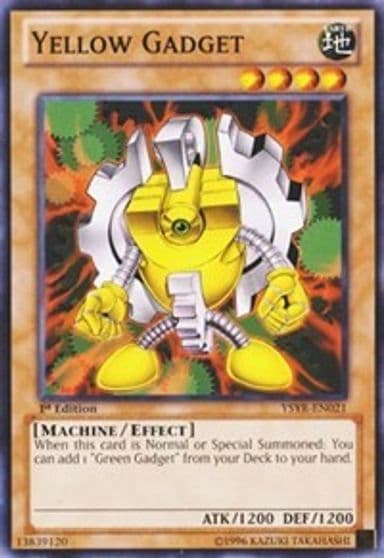 Yellow Gadget Starter Deck: Yugi Reloaded Yu-Gi-Oh! card