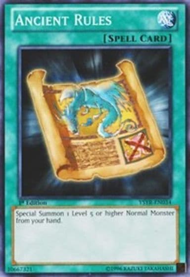 Ancient Rules Starter Deck: Yugi Reloaded Yu-Gi-Oh! card