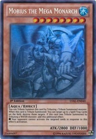 Mobius the Mega Monarch Ghost Rare Legacy of the Valiant Yu-Gi-Oh! card