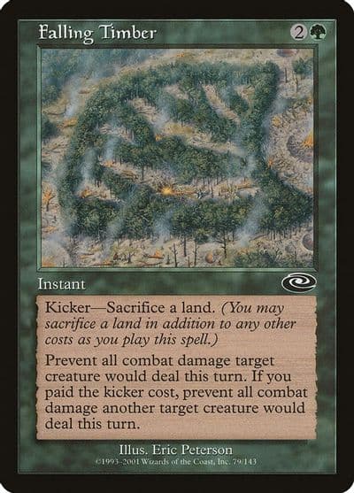Falling Timber Planeshift Magic card