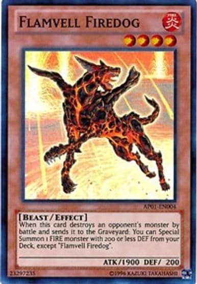 Flamvell Firedog Astral Pack 1 Yu-Gi-Oh! card