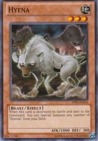Hyena Astral Pack 1 Yu-Gi-Oh! card