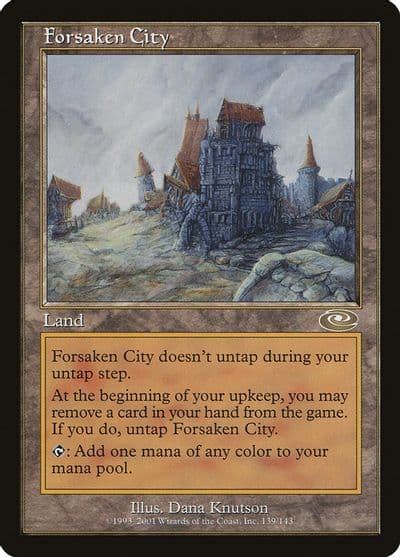 Forsaken City Planeshift Magic card